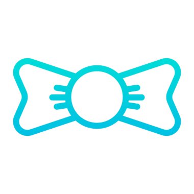 Papyon ikonu vektörü. kontur sembolü çizimi