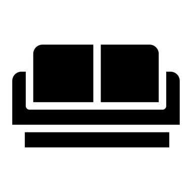 Beyaz arkaplanda basit vektör simgesi