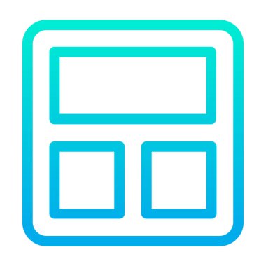 Hesap makinesi. Web simgesi basit tasarım