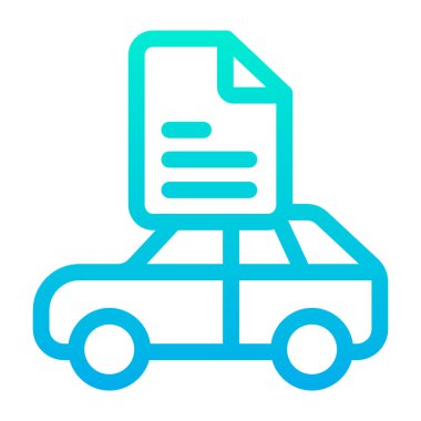 - Araba. Web simgesi basit illüstrasyon