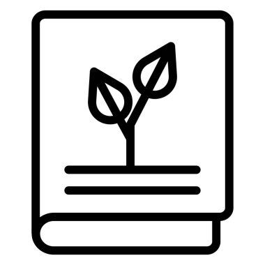 Bitki. Web simgesi basit illüstrasyon