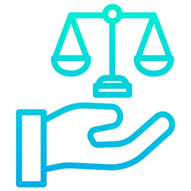 Basit simge, vektör illüstrasyonunu destekle