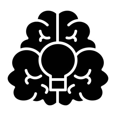 Bir fikrim var. Web simgesi basit illüstrasyon 