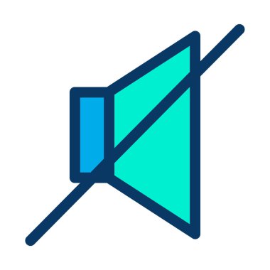 Ses düzeyi simgesi, basit simge, vektör illüstrasyonu