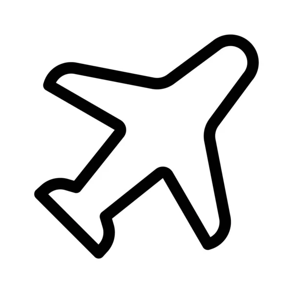 Icono Vuelo Simple Ilustración Vectorial — Vector de stock