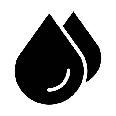 su damlası ikon vektör illüstrasyonu
