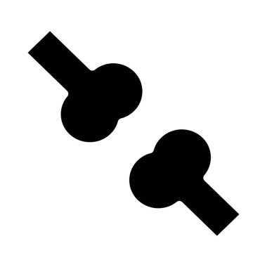 kemik ağı simgesi, vektör illüstrasyonu