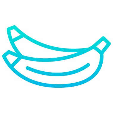 Muz. Web simgesi basit tasarım