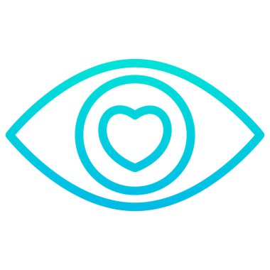 Kalp. Web simgesi basit illüstrasyon