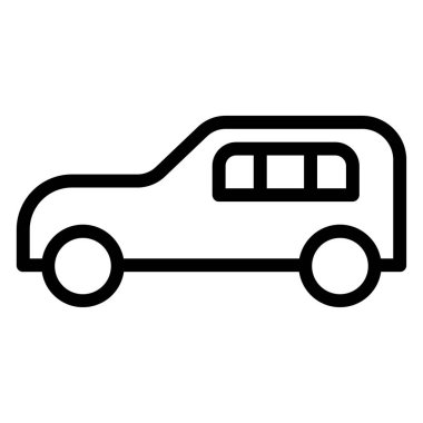 - Araba. Web simgesi basit illüstrasyon