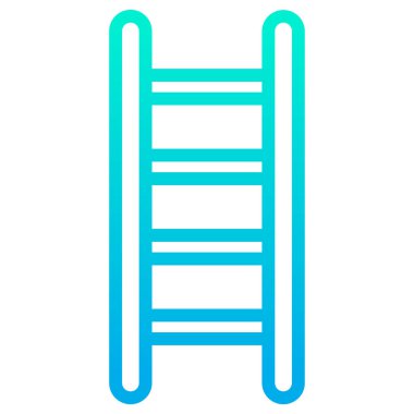 merdiven ağ ikonu vektör illüstrasyonu