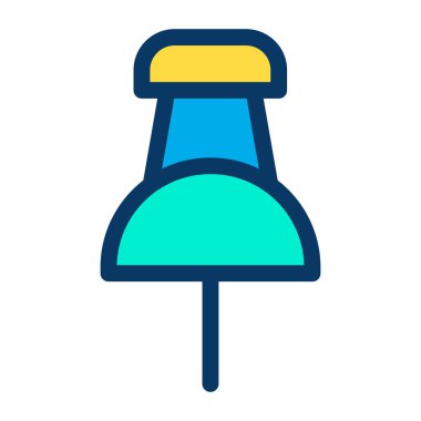 Minimalist vektör simgesi beyaza izole edildi