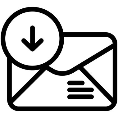 posta simgesi, vektör illüstrasyonu