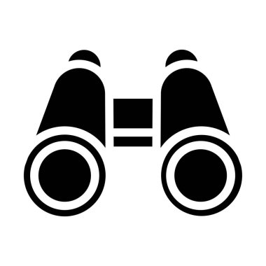 Dürbün. Web simgesi vektör illüstrasyonu