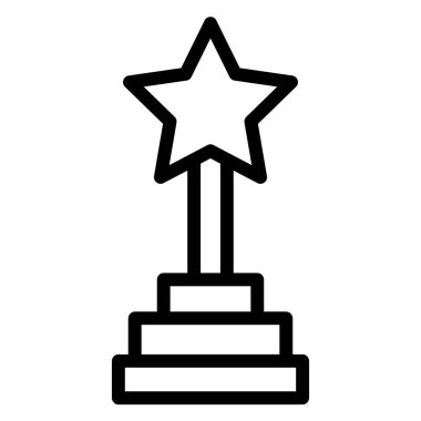 Ödül. Web simgesi basit illüstrasyon