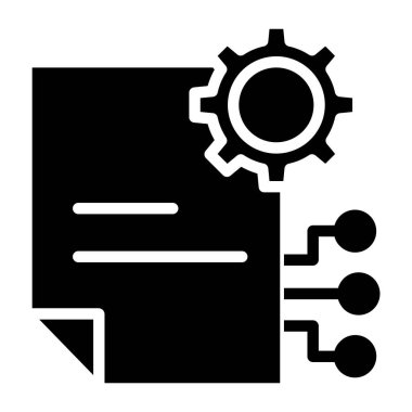 seo ve geliştirme düz vektör simgesi