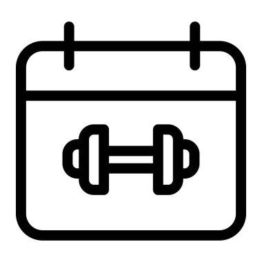 Takvim. Web simgesi basit illüstrasyon