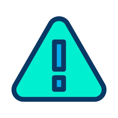 uyarı işareti, web simgesi basit illüstrasyon