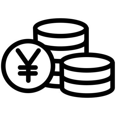 Para için. Web simgesi basit tasarım