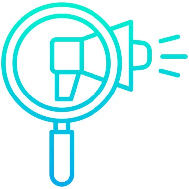 Arama motoru optimizasyon vektörü simgesi