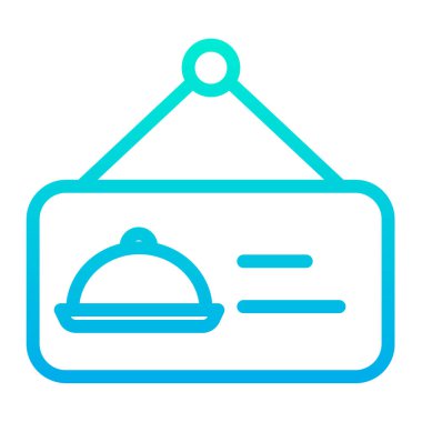 Pano simgesinin vektör illüstrasyonu