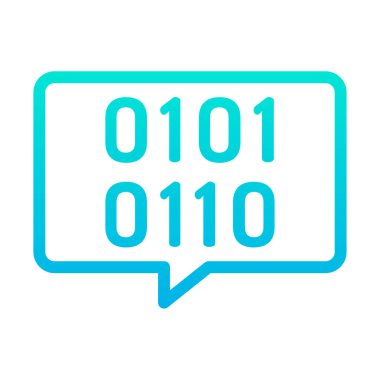 Kodlama. Web simgesi basit illüstrasyon