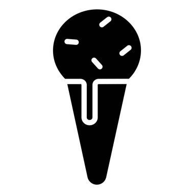 dondurma, yaz konsepti, vektör çizimi