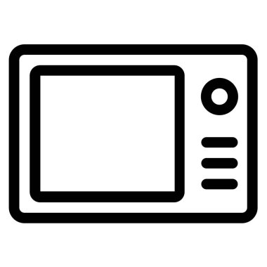 Fırın. Web simgesi basit illüstrasyon