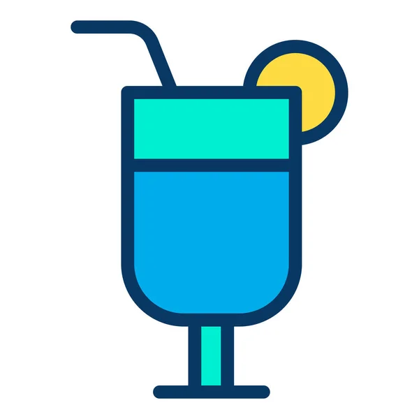 Trinken Web Symbol Einfache Illustration — Stockvektor