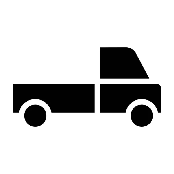 Icono Camión Simple Ilustración Vectores — Vector de stock