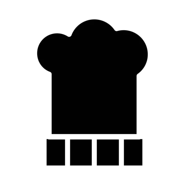 Chef Icono Vector Ilustración — Archivo Imágenes Vectoriales