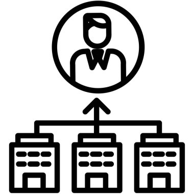 iş konsepti vektör illüstrasyonu basit sanat 