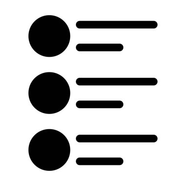 Kontrol listesi. Web simgesi basit illüstrasyon