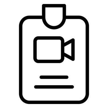 Beyazda izole edilmiş minimalist vektör simgesine bas 