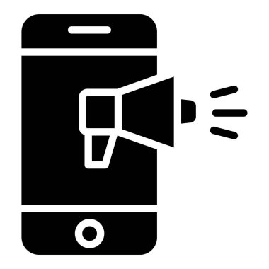 Smartphone Simgesi, vektör illüstrasyonu