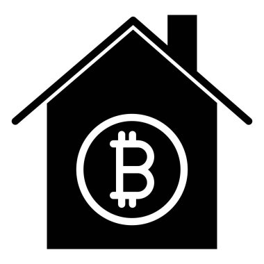  Eve. Web simgesi basit illüstrasyon