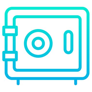 dolap web simgesi basit vektör illüstrasyonu