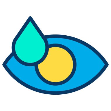 Su damlası. Basit resimleme