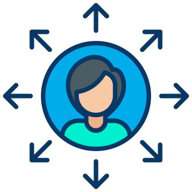 kullanıcı. Web simgesi basit illüstrasyon