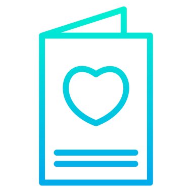 Kalp. Web simgesi basit tasarım