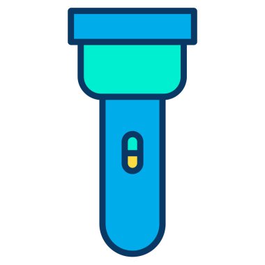 Meşale Web simgesi vektör illüstrasyonu