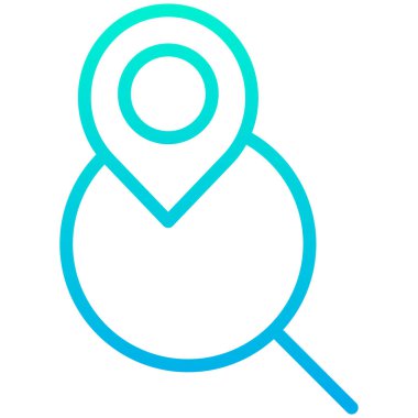 konum. Web simgesi basit illüstrasyon