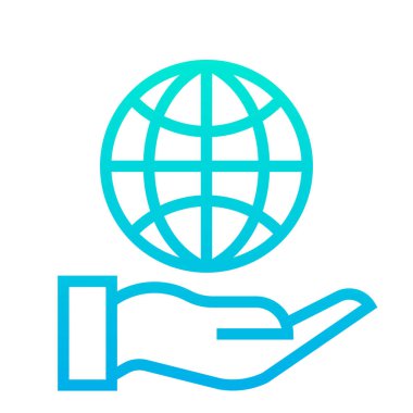 Beyaz arkaplan üzerindeki basit hacker vektör resimleme