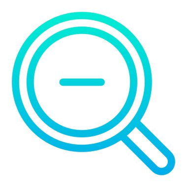 Yakınlaştır. Web simgesi basit illüstrasyon