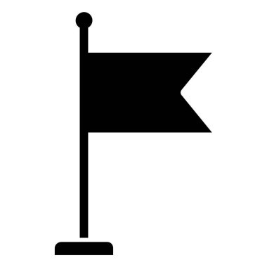 bayrak simgesi, vektör illüstrasyonu