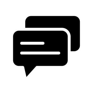 Sohbet kavramı basit sanat vektörü illüstrasyonu 