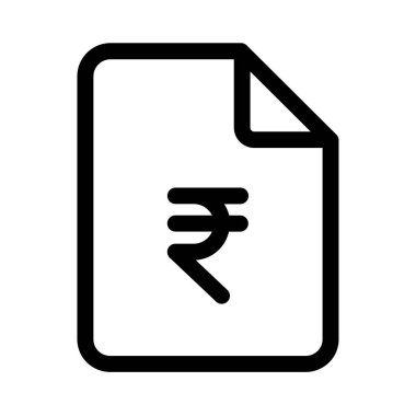 dosya vektörü ince çizgi simgesi