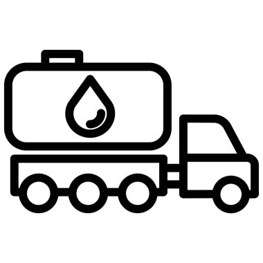 Yakıt. Web simgesi basit illüstrasyon