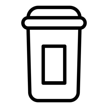 kahve fincanı simgesi, vektör illüstrasyonu