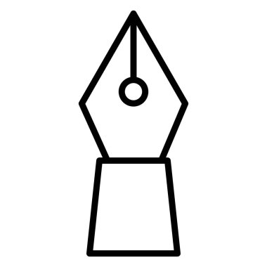 Kalem. Web simgesi basit illüstrasyon